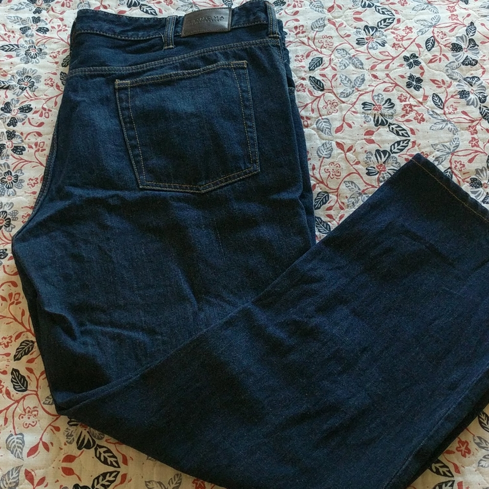 Mens dark rinse jeans